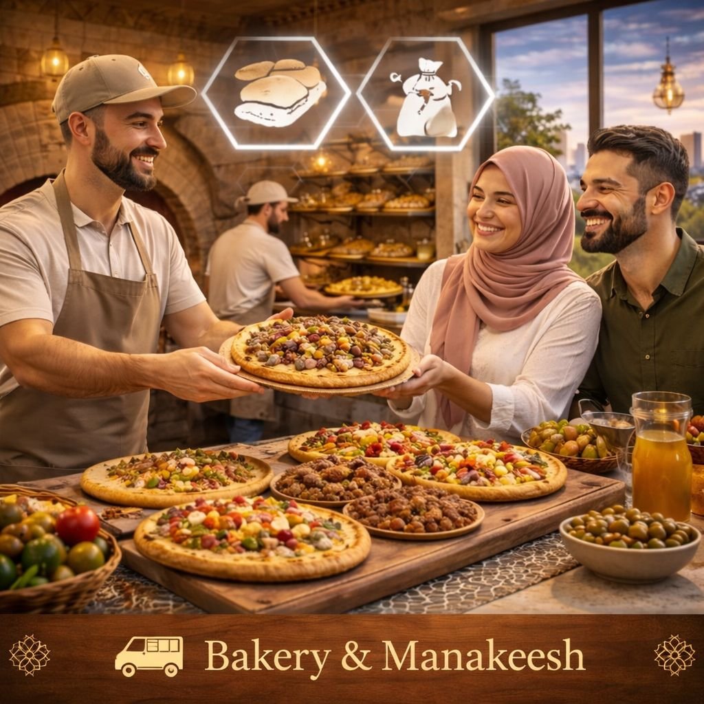 مخبز ومناقيش — Bakery & Manakeesh