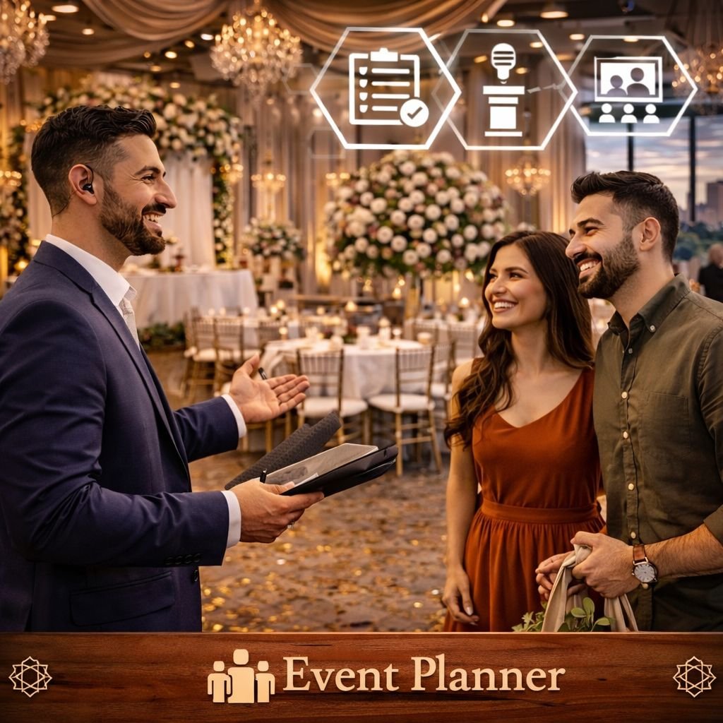 منظم حفلات ومؤتمرات — Event Planner